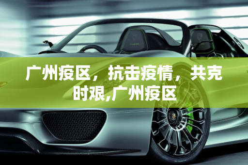 广州疫区，抗击疫情，共克时艰,广州疫区