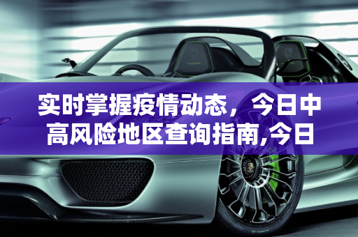 实时掌握疫情动态，今日中高风险地区查询指南,今日中高风险地区查询