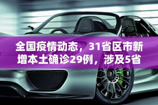 全国疫情动态，31省区市新增本土确诊29例，涉及5省市的防控新进展,31省区市新增本土确诊29例涉5省市