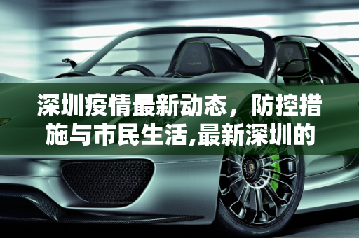 深圳疫情最新动态，防控措施与市民生活,最新深圳的疫情
