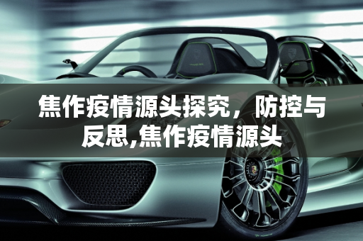 焦作疫情源头探究，防控与反思,焦作疫情源头