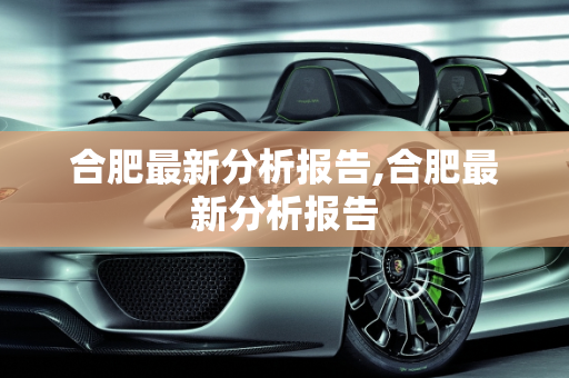 合肥最新分析报告,合肥最新分析报告