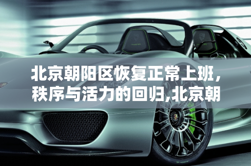 北京朝阳区恢复正常上班，秩序与活力的回归,北京朝阳调整为正常上班