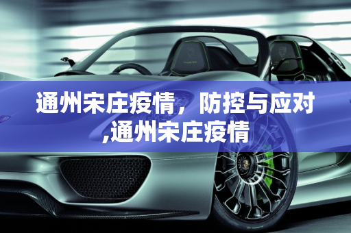 通州宋庄疫情，防控与应对,通州宋庄疫情