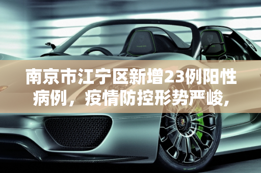 南京市江宁区新增23例阳性病例，疫情防控形势严峻,包含南京市江宁区新增23例阳性的词条