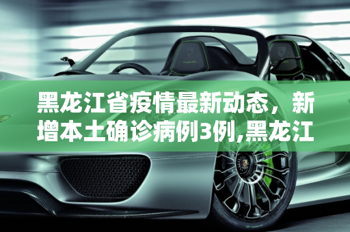 黑龙江省疫情最新动态，新增本土确诊病例3例,黑龙江省新增本土确诊病例3例
