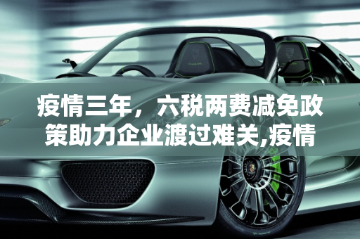 疫情三年，六税两费减免政策助力企业渡过难关,疫情三年六税两费减免政策助力企业渡过难关