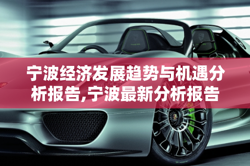 宁波经济发展趋势与机遇分析报告,宁波最新分析报告