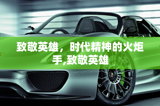 致敬英雄，时代精神的火炬手,致敬英雄